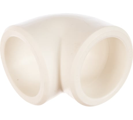 Угольник PRO AQUA PP-R 90 градусов, белый, 75 мм PA13020Pb