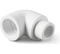 Переходной угольник PRO AQUA PP-R 90 градусов Н-В белый, 20 мм PA13608Pb