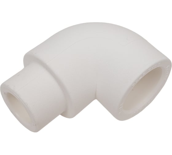 Переходной угольник PRO AQUA PP-R 90 градусов Н-В белый, 25 мм PA13610Pb 1