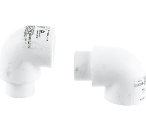 Переходной угольник PRO AQUA PP-R 90 градусов Н-В белый, 32 мм PA13612Pb