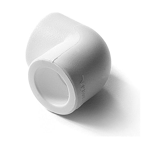 Переходной угольник PRO AQUA PP-R 90 градусов, белый, 25-20 мм PA1371008b