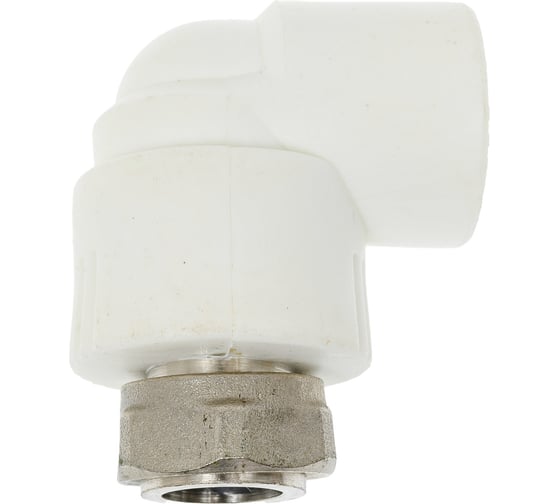 Угольник с накидной гайкой PRO AQUA PP-R Белый 20 мм 1/2" PA29208b