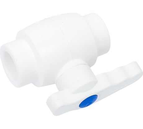Полнопроходной шаровой кран PRO AQUA PP-R белый d-25 мм PA40010
