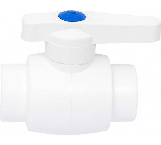 Полнопроходной шаровой кран PRO AQUA PP-R белый d-25 мм PA40010
