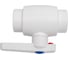 Полнопроходной шаровой кран PRO AQUA PP-R белый d-32 мм PA40012 2