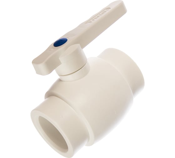 Полнопроходной шаровой кран PRO AQUA PP-R белый d-50 мм PA40016
