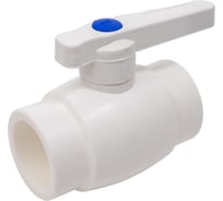 Шаровой кран со стандартным проходом PRO AQUA PP-R белый d-40 мм PA44014
