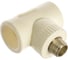 Комбинированный тройник PRO AQUA PP-R НР белый 32 мм 1/2" PA25015b 1