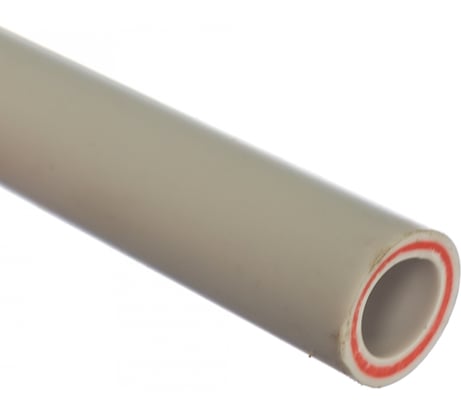 Армированная стекловолокном труба PRO AQUA PP-R RUBIS SDR 6 Белая d-32 мм 4 м PA37012P