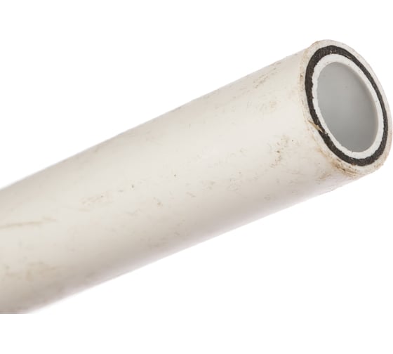 Армированная стекловолокном труба PRO AQUA PP-R RUBIS SDR 7.4 Белая d-25 мм 2 м PA35210P