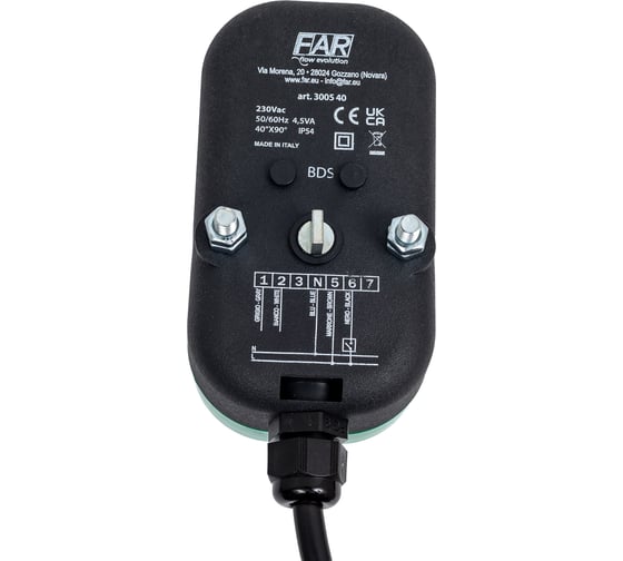 Сервопривод с ручным переключателем, 220 В FAR FA 3005 40