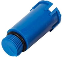Заглушка SLT AQUA pp-r резьбовая удлиненная 20×1/2" (синяя) SLTFZ2201B