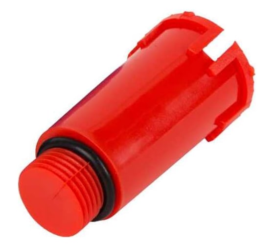 Заглушка SLT AQUA pp-r резьбовая удлиненная 25×3/4" (красная) SLTFZ2252R