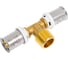 Тройник RIIFO Omni с наружной резьбой пресс латунь 16-1/2"МТ -16 (уп 5шт) 1100045855 3