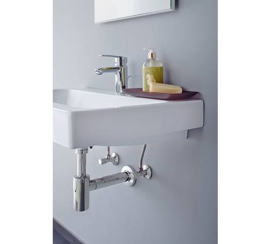 Угловой вентиль Grohe 1/2″-3/8″ для подключения смесителей, хром 41263000