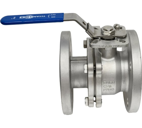 Шаровой фланцевый двухсоставной кран TITAN LOCK нерж. 304, DN50 TL200TPFBVS