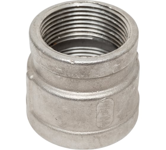 Переходная муфта TITAN LOCK нержавеющая (AISI304) 1 1/2" x 1 1/4", ВР/ВР TL1.1/2-1.1/4RF