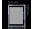 Люк под плитку Shagma 500x1000 мм ЛС500x1000В 2