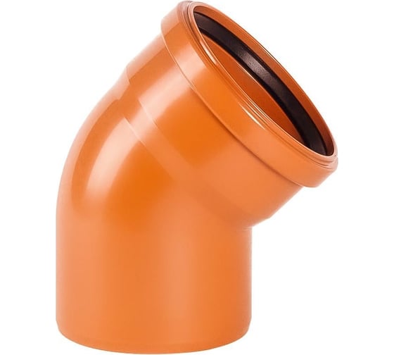 Отвод AQUAVIVA НПВХ 160x45 кирп. AQVD103160 55000