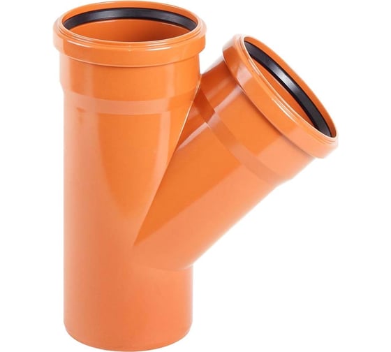 Тройник AQUAVIVA НПВХ 110-110x45 кирп. AQVD105110 55006