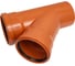 Тройник AQUAVIVA НПВХ 110-110x45 кирп. AQVD105110 55006 3
