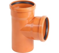 Тройник AQUAVIVA НПВХ 110-110x90 кирп. AQVD104110 55009