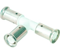 Равнопроходный тройник Henco ПВДФ пресс белый, 16x16x16 HE 9PKW-161616