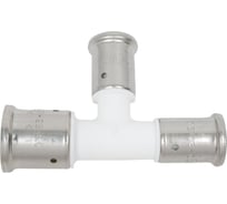 Переходный уменьшенный с двух сторон тройник Henco ПВДФ пресс белый, 26x20x20 HE 11PKW-262020