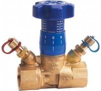 Ручной балансировочный клапан Cimberio 1/2" обычн. латунь kvs=1,75 pn25 bb с изм. ниппелями RG008TBK6TJDC0