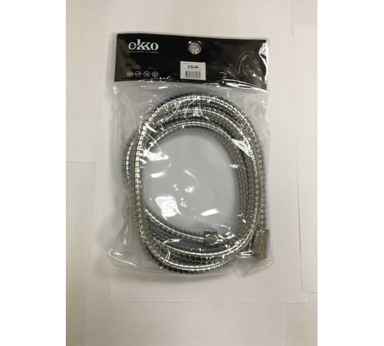 Шланг для душа EKKO 150 см., хром ek46