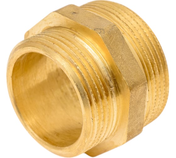 Переходной ниппель LD PRIDE 1 1/2'' - 1 1/4'' нар/нар, латунь 552841