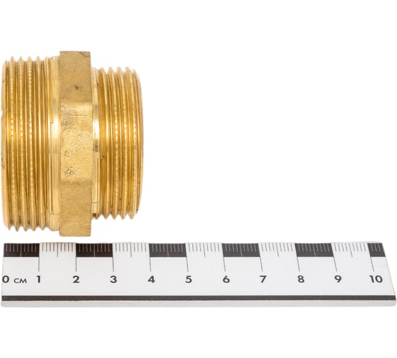Переходной ниппель LD PRIDE 1 1/2'' - 1 1/4'' нар/нар, латунь 552841