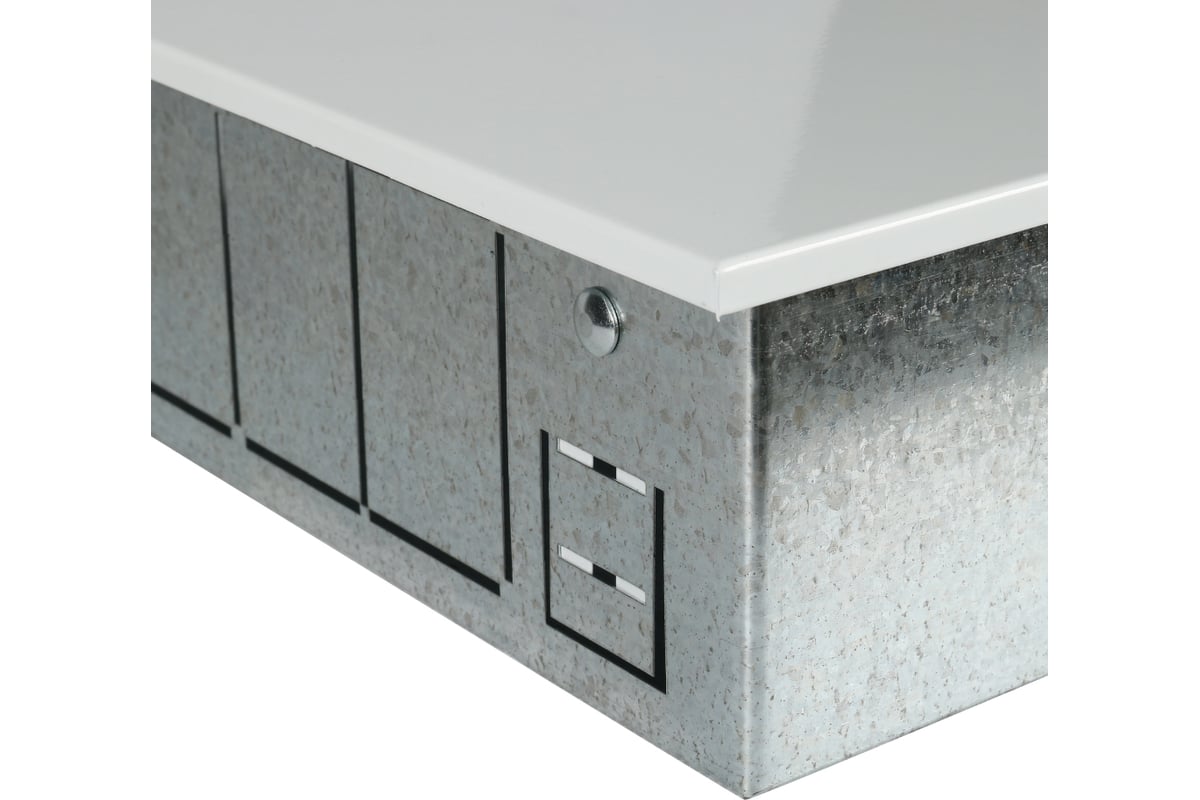 Распределительный встроенный шкаф STOUT ШРВ-2 6-7 выходов 670x125x596 ...