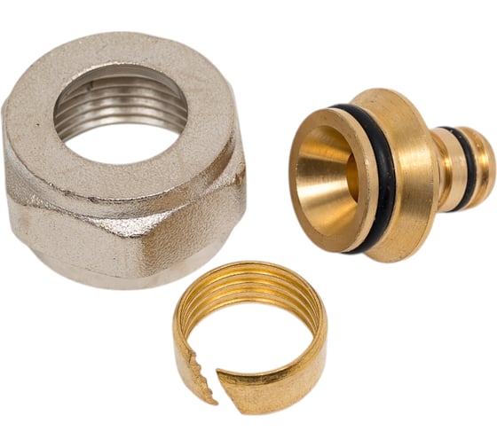 Фитинг компрессионный для труб pex-al-pexc 16x2,6x3/4 ROMMER Rfc-1026-162634 RG0091LAP2SUB7 1