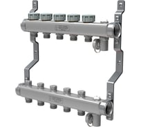 Коллектор в сборе Royal Thermo нержавеющая сталь, универсальный 1 ВР-3/4 НР, 5 выходов НС-1080929