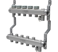 Коллектор в сборе Royal Thermo нержавеющая сталь, универсальный 1 ВР-3/4 НР, 6 выходов НС-1080935