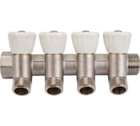 Коллектор с регулировочными вентилями Royal Thermo 3/4х1/2, 4 выхода НС-1042924