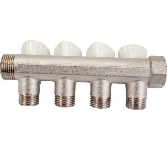Коллектор с регулировочными вентилями Royal Thermo 3/4х1/2, 4 выхода НС-1042924