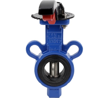 Дисковый поворотный затвор DN.ru AL-316l-EPDM Ду32 Ру16 с рукояткой D050-10465