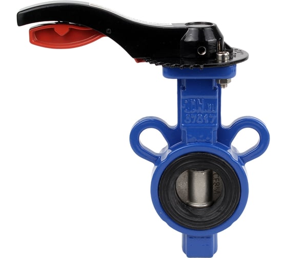 Дисковый поворотный затвор DN.ru AL-316l-EPDM Ду32 Ру16 с рукояткой D050-10465