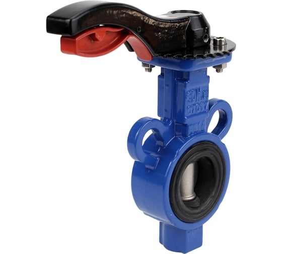 Дисковый поворотный затвор DN.ru AL-316l-EPDM Ду32 Ру16 с рукояткой D050-10465