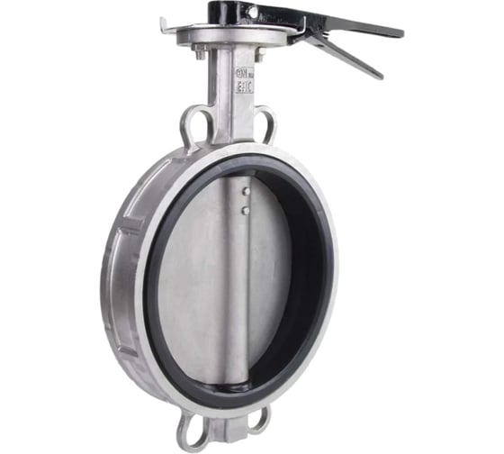 Дисковый поворотный затвор DN.ru 316l-316l-VITON Ду250 Ру16 с рукояткой D050-06564