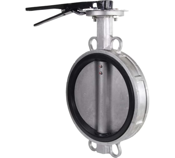 Дисковый поворотный затвор DN.ru 316l-316l-VITON Ду250 Ру16 с рукояткой D050-06564