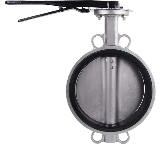 Дисковый поворотный затвор DN.ru 316l-316l-VITON Ду250 Ру16 с рукояткой D050-06564