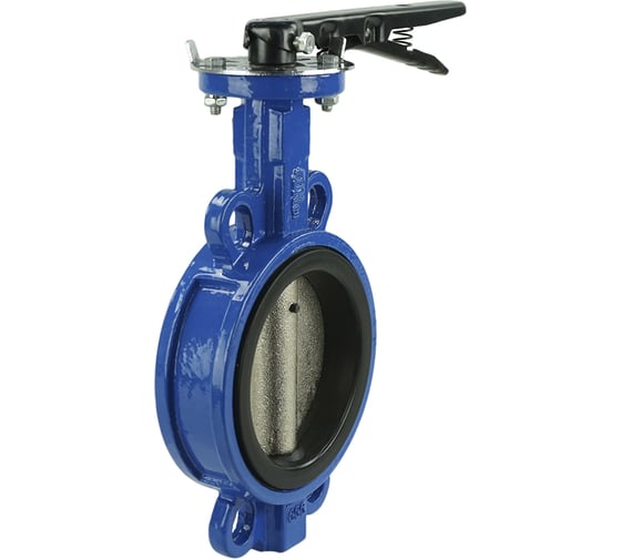Дисковый поворотный затвор DN.ru GGG50-GGG40-EPDM Ду150 Ру16 с рукояткой D050-08310