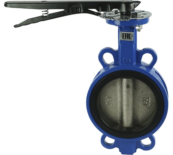Дисковый поворотный затвор DN.ru GGG50-GGG40-EPDM Ду150 Ру16 с рукояткой D050-08310