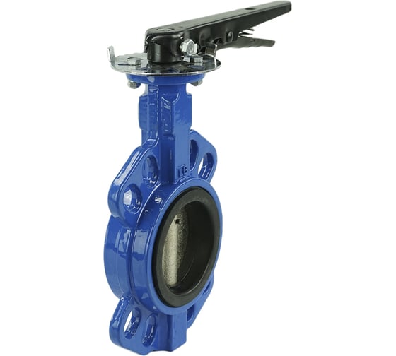 Дисковый поворотный затвор DN.ru GGG50-GGG40-EPDM Ду80 Ру16 с рукояткой D050-08307