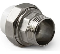 Комбинированная разъемная муфта (американка) PRO AQUA PP-R НР Белая ШК 20-1/2