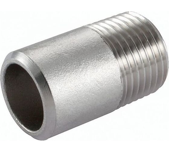 Приварной нержавеющий ниппель (полусгон) TITAN LOCK нар. резьба, DN6, TL6HRT 1