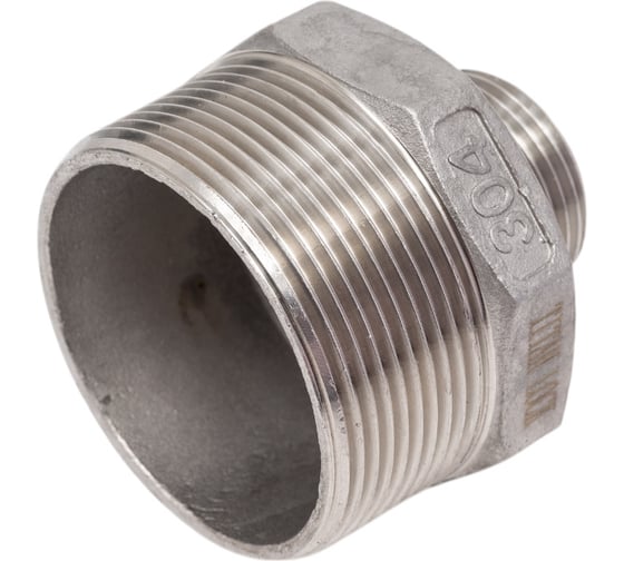 Переходной нержавеющий ниппель TITAN LOCK (AISI304) 2" x 1", НР/НР TL2-1RM
